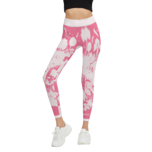 Women’s Seamless Knit High-Rise Nature Inspired  Leggings
