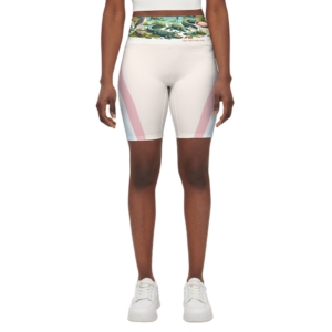 Women's_Nature Inspired Fitness Bike Shorts
